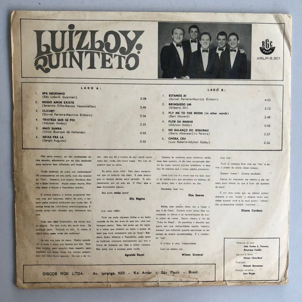 Luiz Loy Quinteto - Luiz Loy Quinteto - Imagem 2