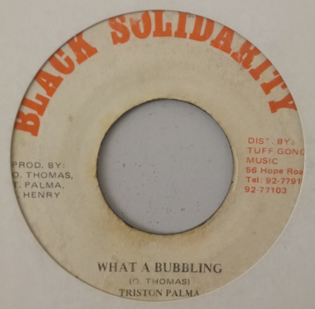 Triston Palma - What a Bubbling / Version