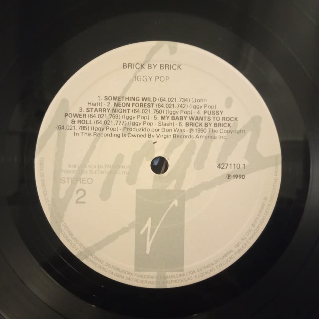 Iggy Pop - Brick By Brick | LP Vinil | Boa Viagem Discos - Loja