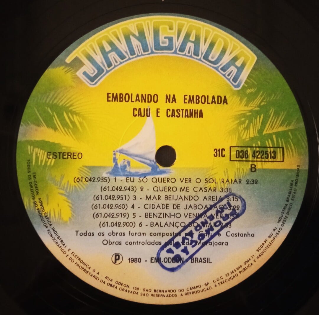 Caju e Castanha - Embolando na Embolada | LP Vinil | Boa Viagem Discos