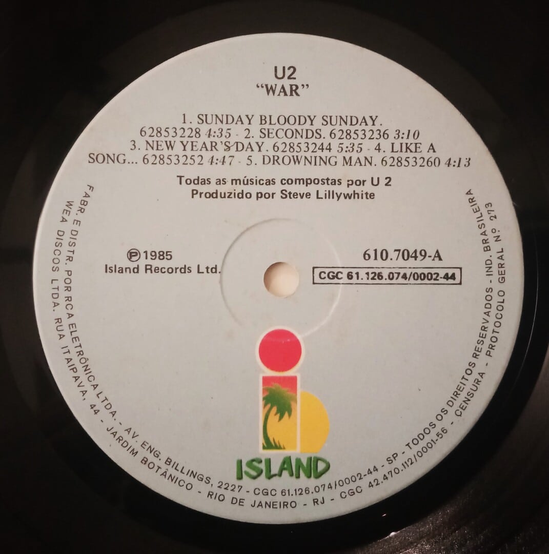 U2 - War | LP Vinil | Boa Viagem Discos - Loja online de discos de vinil