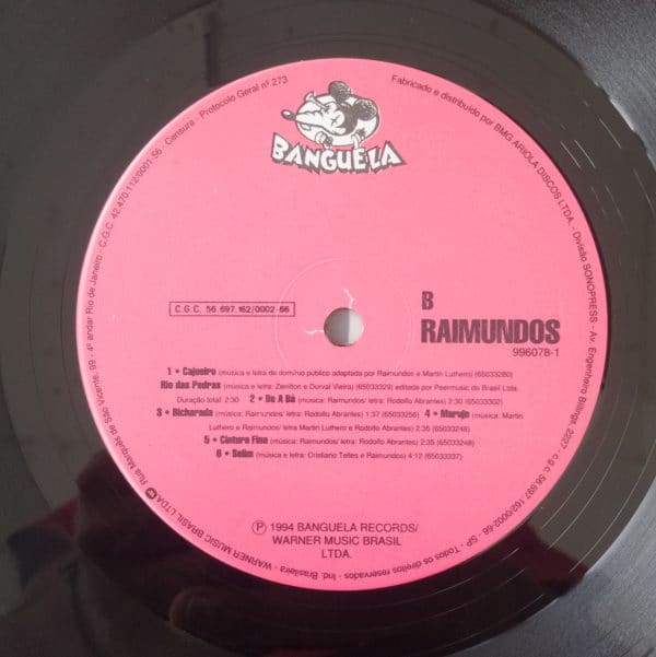 Raimundos - Raimundos (1994) | LP Vinil | Boa Viagem Discos - Loja ...