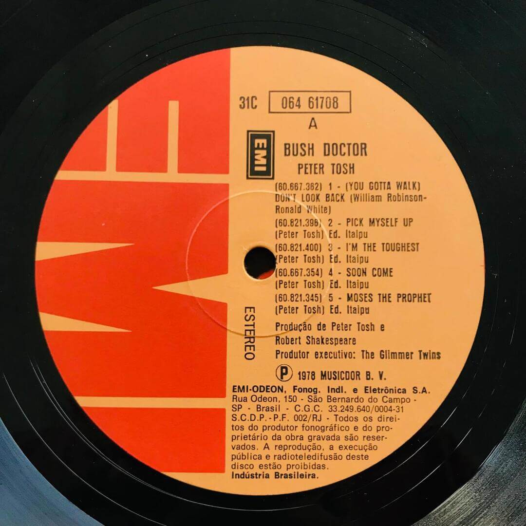 Peter Tosh - Bush Doctor - Boa Viagem Discos