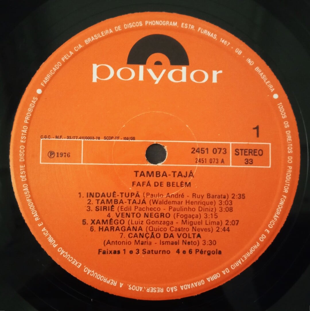 Fafa Rockson Fafá de Belém - Tamba-Tajá | LP Vinil | Boa Viagem Discos - Loja online ...