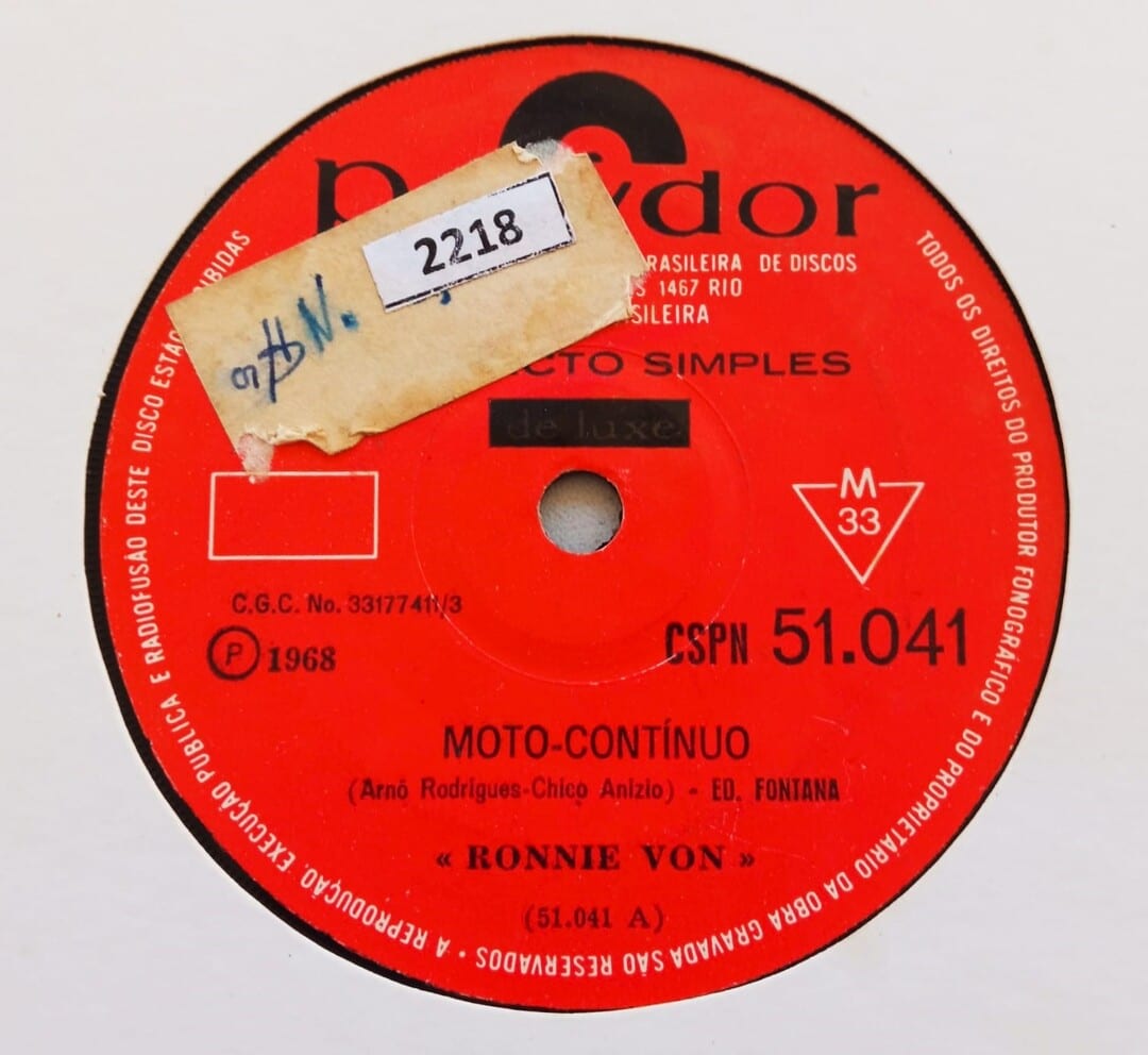 Ronnie Von - Moto-Contínuo / Riso Flôr