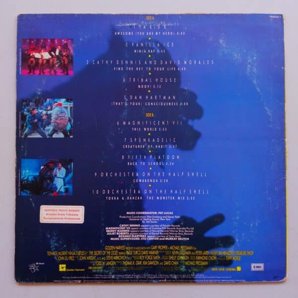 V.A. - Teenage Mutant Ninja Turtles II : The Secret Of The Ooze (The Original Motion Picture Soundtrack) - Imagem 2