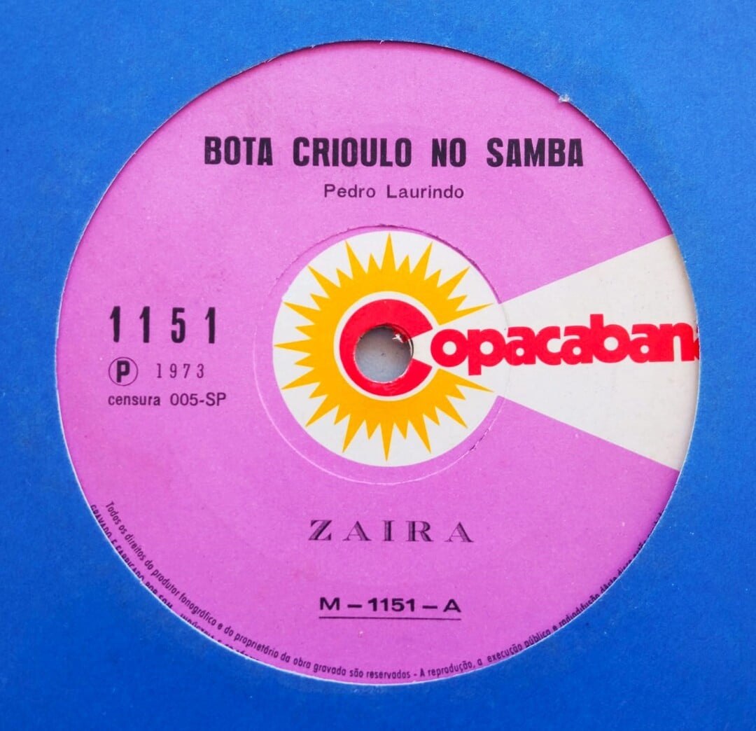 Zaira - Bota Crioulo no Samba / Minha Doce Ilusão