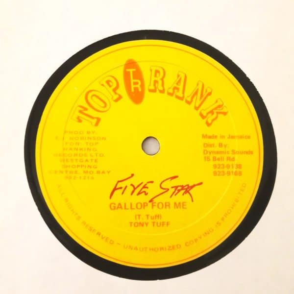 Tony Tuff – Gallop For Me / Version