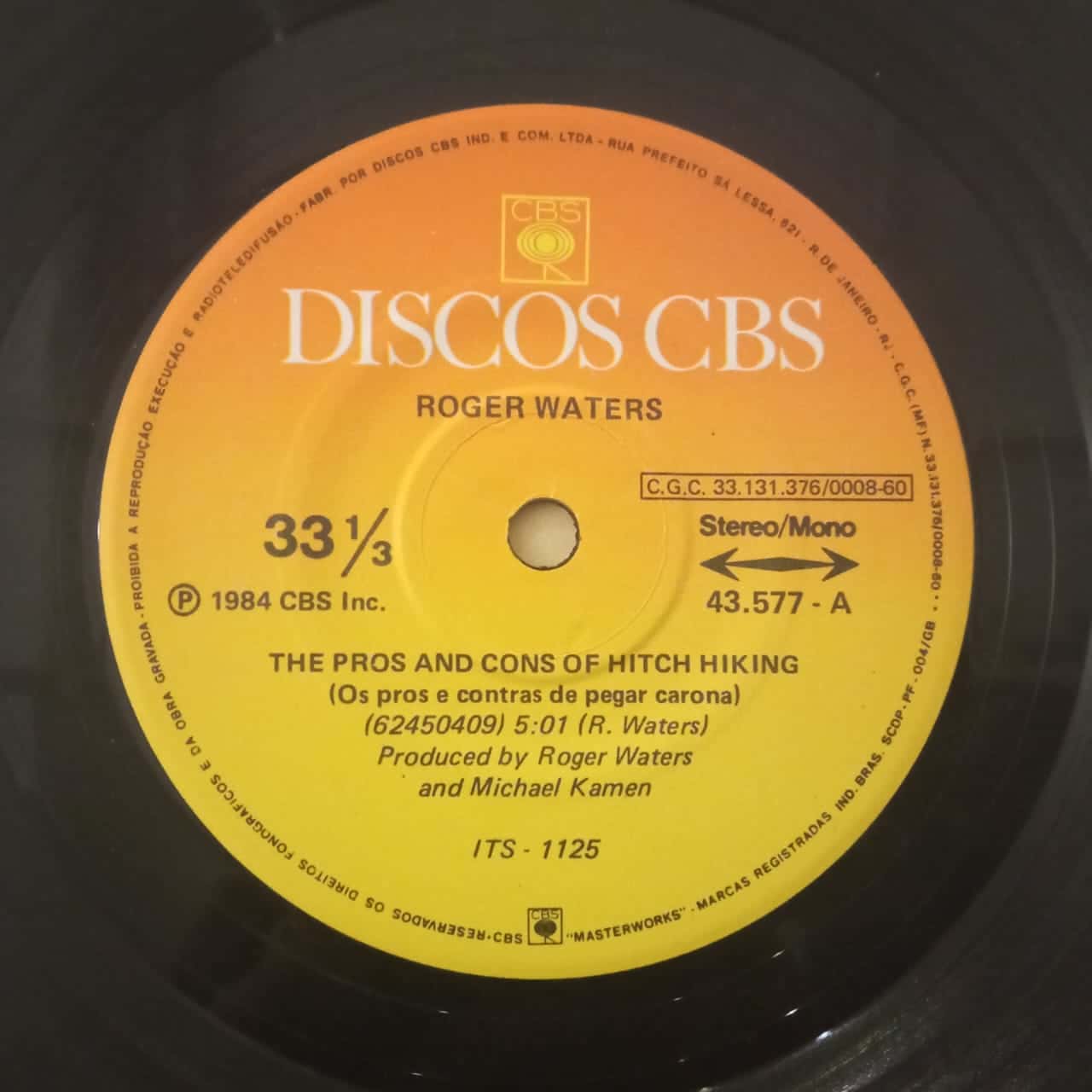 Roger Waters – The Pros And Cons Of Hitch Hiking - Boa Viagem Discos