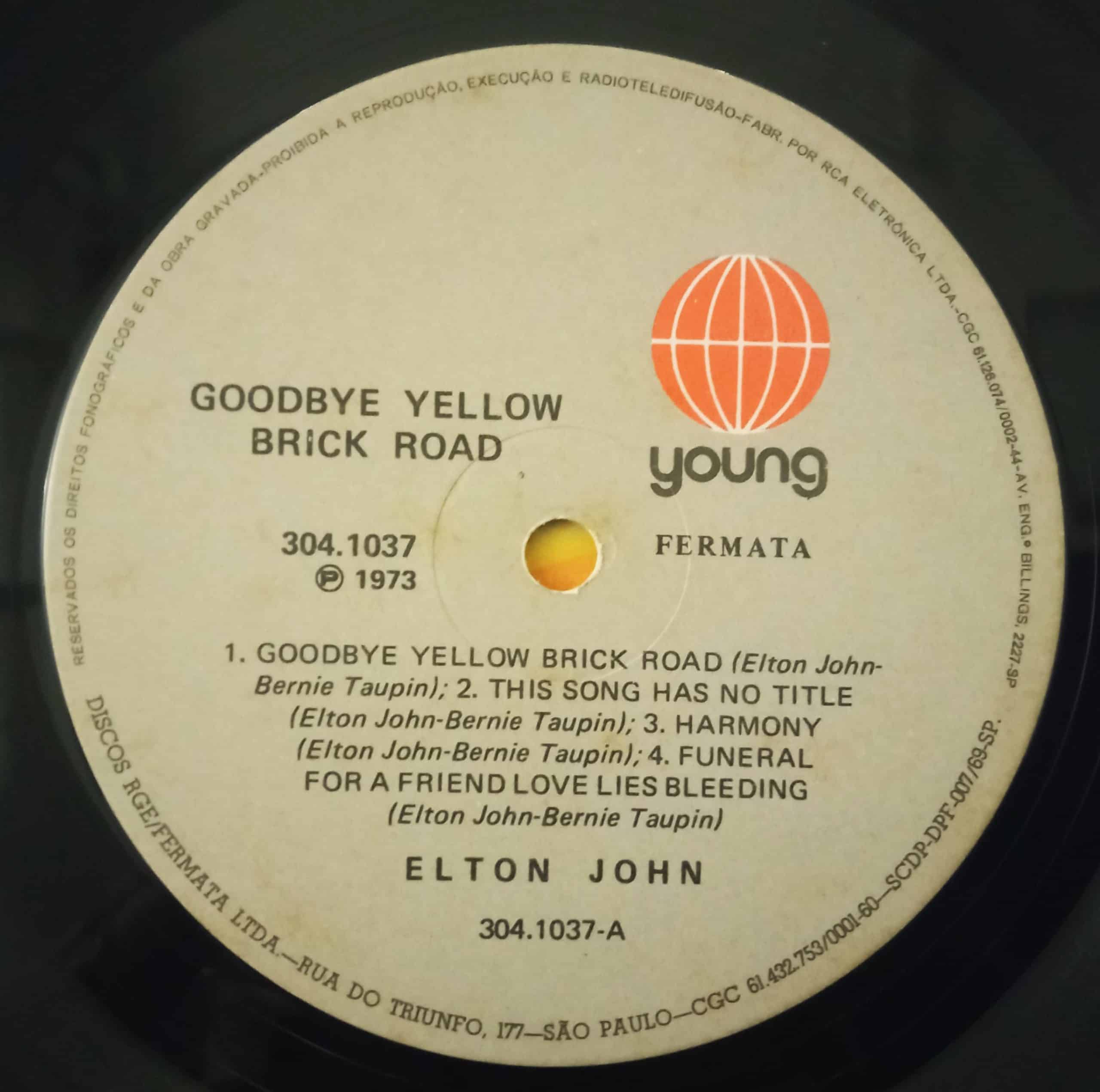 Elton John - Goodbye Yellow Brick Road | LP Vinil | Boa Viagem Discos