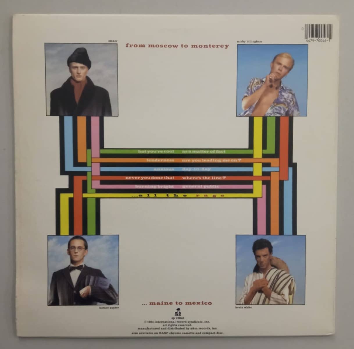 General Public - ...All The Rage | LP Vinil | Boa Viagem Discos - Loja ...