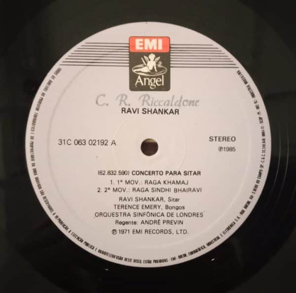 Ravi Shankar / André Previn / London Symphony Orchestra - Shankar Concerto For Sitar & Orchestra - Imagem 3