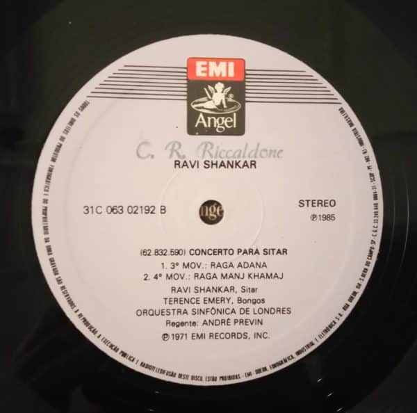 Ravi Shankar / André Previn / London Symphony Orchestra - Shankar Concerto For Sitar & Orchestra - Imagem 4