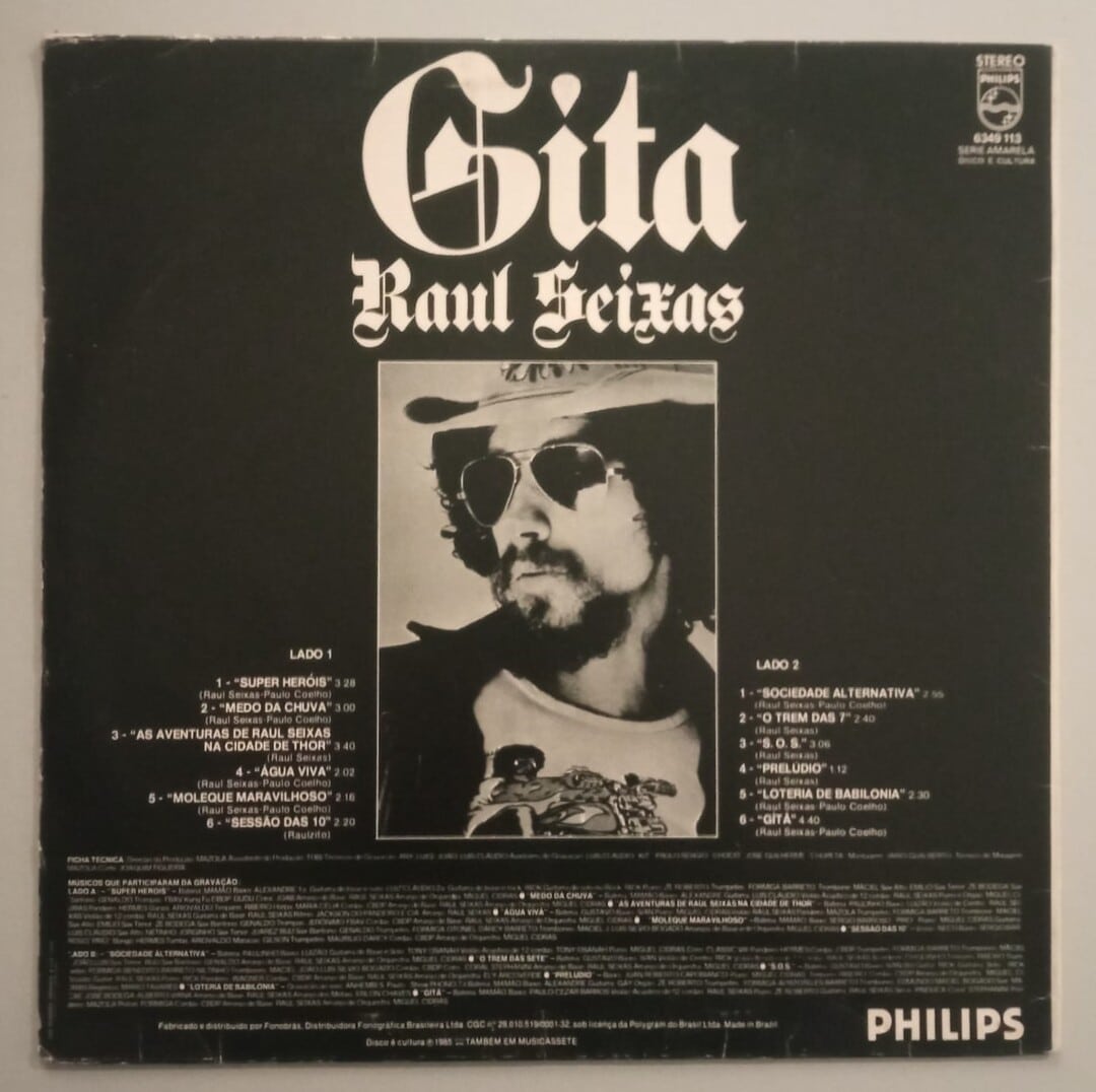Raul Seixas - Gitâ | LP Vinil | Boa Viagem Discos