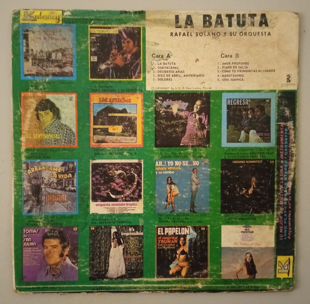 Rafael Solano Y Su Orquesta - La Batuta - Boa Viagem Discos