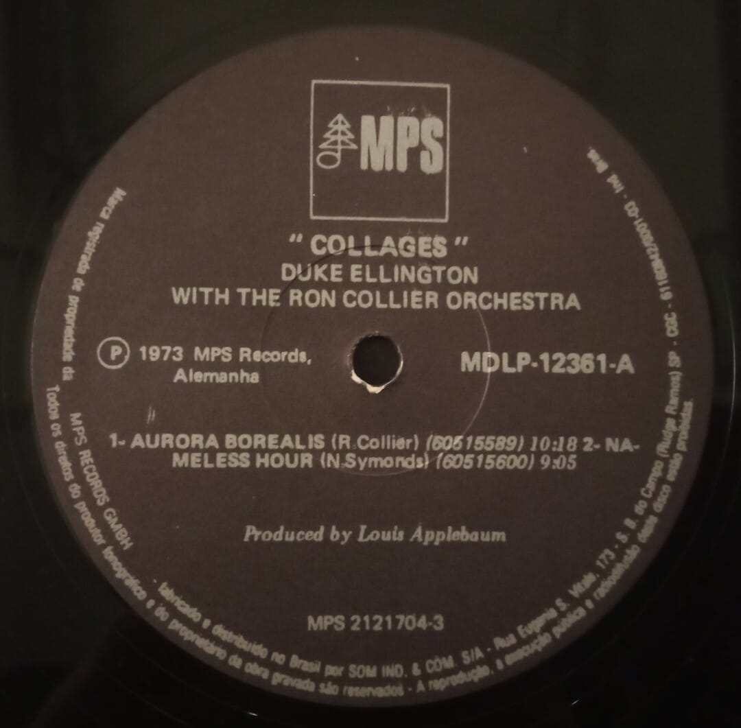 Ron Collier Duke Ellington With The Ron Collier Orchestra - Collages | LP Vinil ...