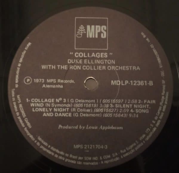 Ron Collier Duke Ellington With The Ron Collier Orchestra - Collages | LP Vinil ...