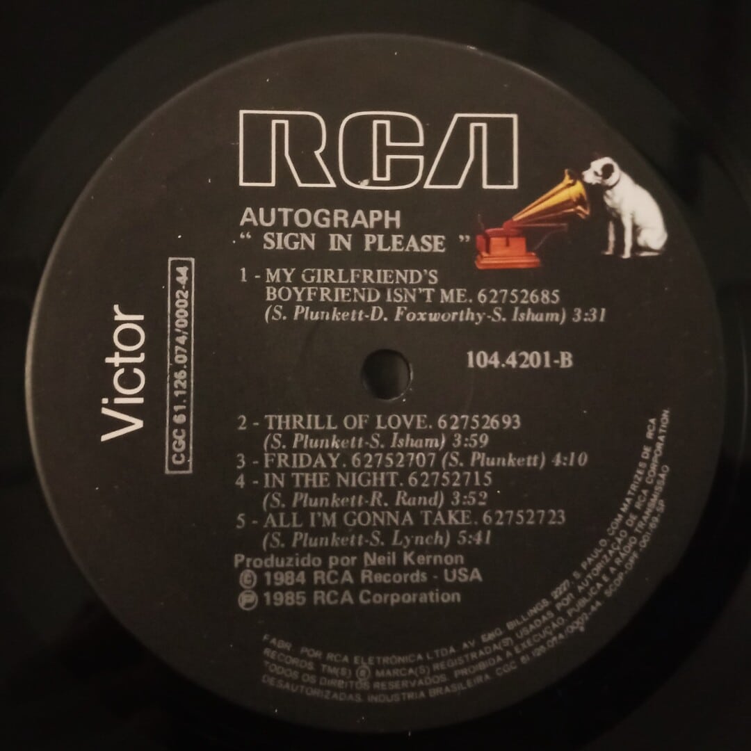 Autograph - Sign In Please | LP Vinil | Boa Viagem Discos - Loja online ...