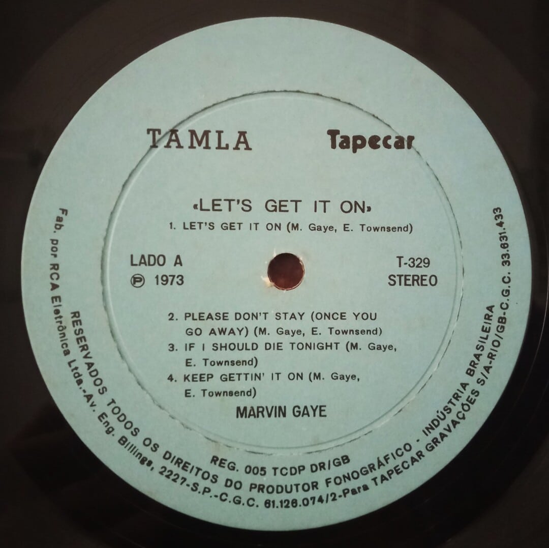 Marvin Gaye - Let's Get It On | LP Vinil | Boa Viagem Discos - Loja ...