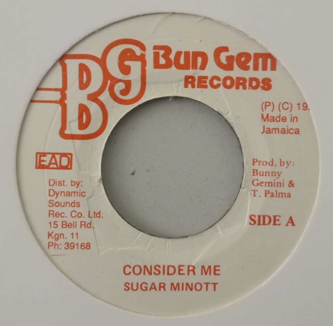 Sugar Minott - Consider Me / Version | LP Vinil | Boa Viagem Discos ...
