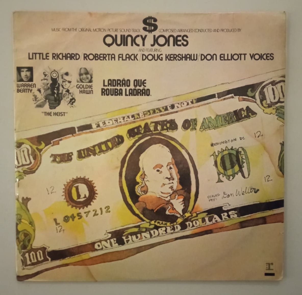 Quincy Jones – $ (Music From The Original Motion Picture Sound Track) - Ladrão Que Rouba Ladrão