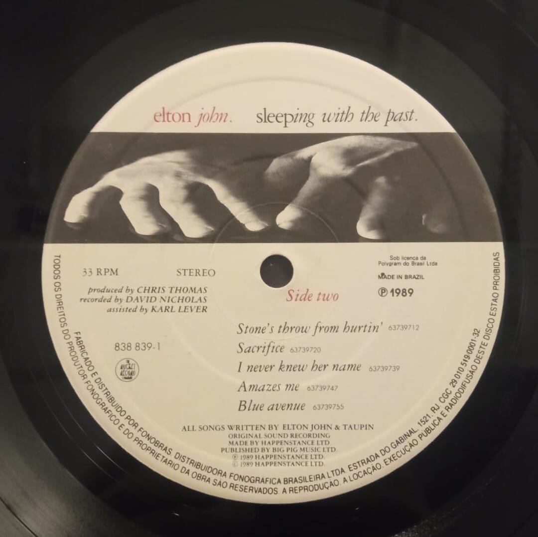 Elton John – Sleeping With The Past | LP Vinil | Boa Viagem Discos ...