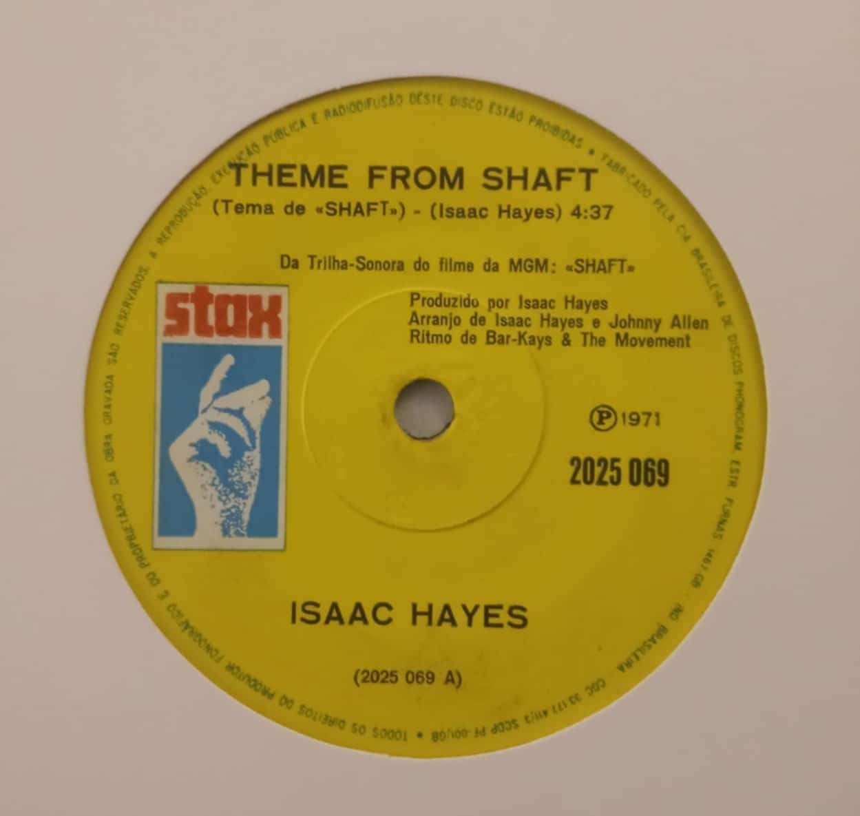 Isaac Hayes – Theme From Shaft / Cafe Regio's
