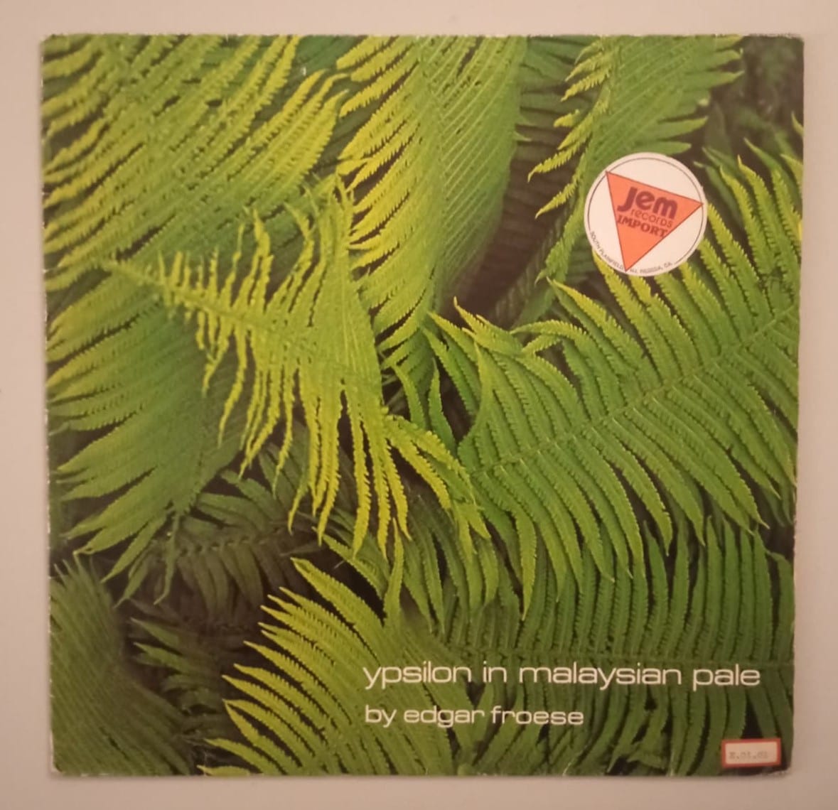 Edgar Froese – Ypsilon In Malaysian Pale